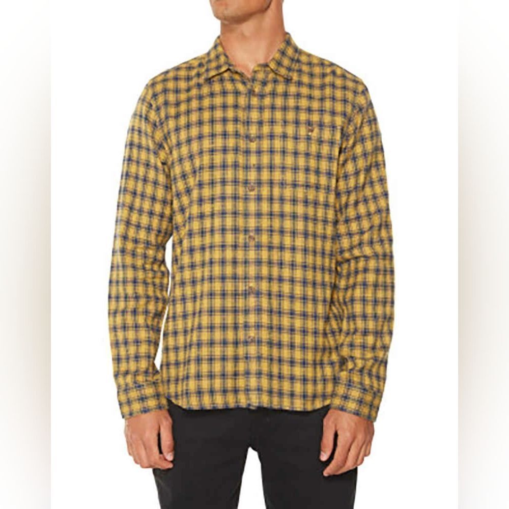 O'neill Glenwood Flannel Long Sleeve Top Sz Lg